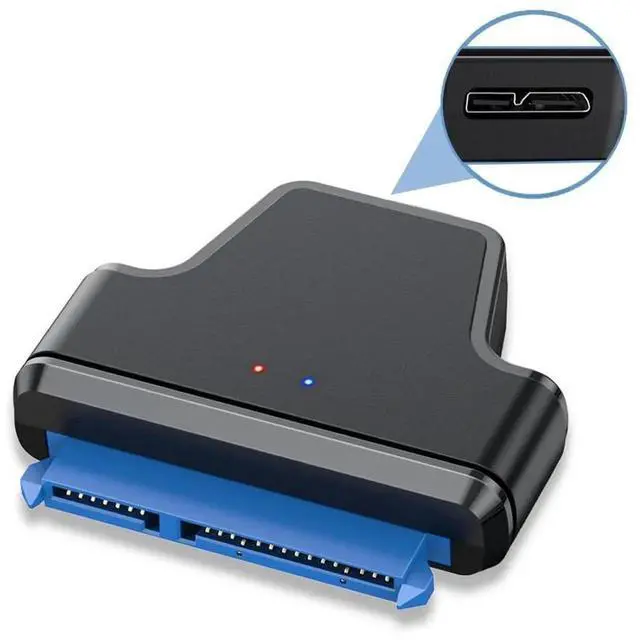 Alt view image 2 of 5 - USB 3.0 to SATA 3 Adapter Cable, SATA to USB Hard Drive Connector for 2.5" HDD & 3.5" SSD, External Hard Disk Converter (Adapter Only)