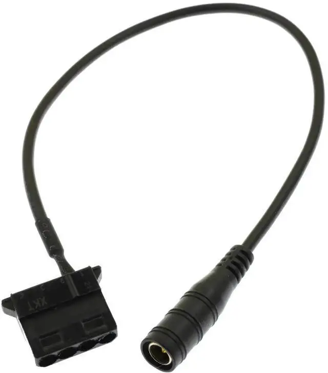 Alt view image 4 of 7 - DC Power Plug to Molex 4-Pin PC Fan Power Adapter Cable, 11.8 Inch Power Conversion Cord for Computer Cooling Fans