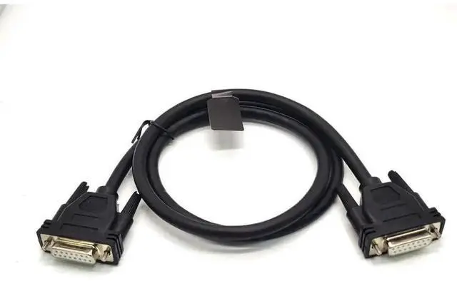 Alt view image 3 of 6 - 1M Industrial DB15 Cable, Straight Through 2 Row 15 Pin D-SUB Cable, DB15 Female to Female Connection Wire