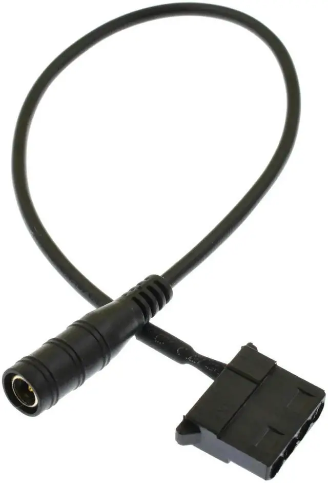Main image of DC Power Supply Plug to Molex 4-Pin PC Fan Power Adapter Cable 11.8inch