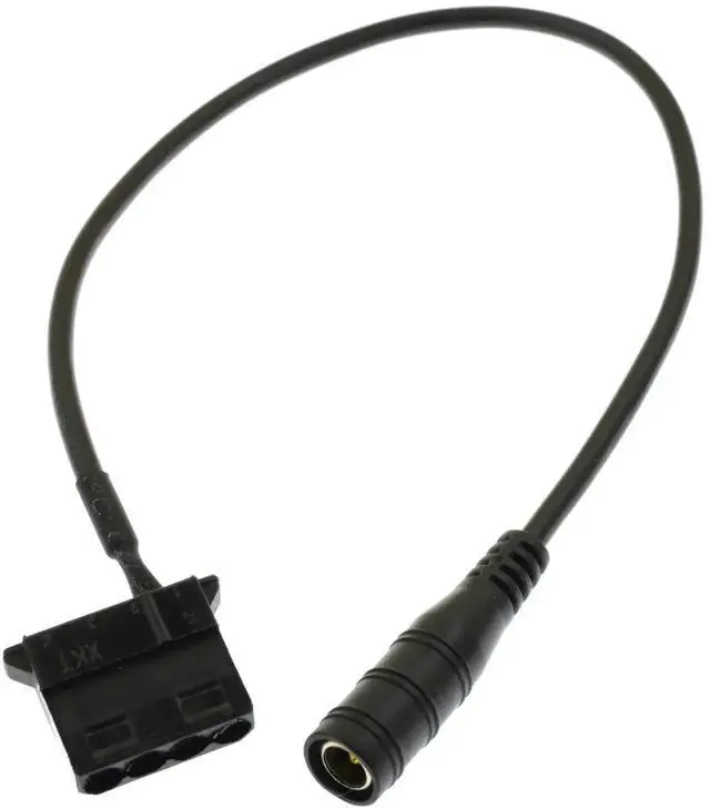 Alt view image 4 of 7 - DC Power Supply Plug to Molex 4-Pin PC Fan Power Adapter Cable 11.8inch