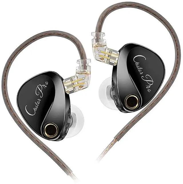 Main image of Castor Pro Tunable In Ear Monitor IEM Earphones, Dual Dynamic Driver HiFi Gaming Earbuds with Adjustable Bass, 2PIN-C Detachable Replacement Cable