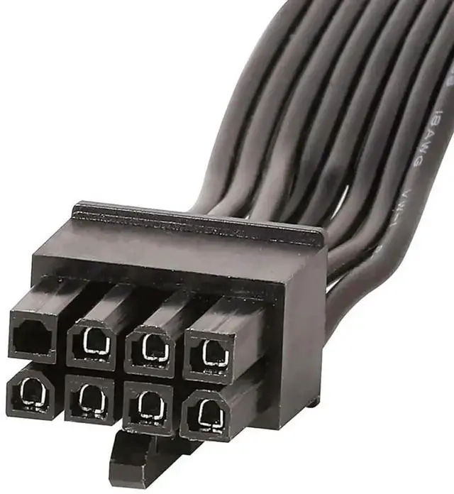 Alt view image 2 of 4 - ATX CPU 8 Pin Male to Dual PCIe 2X 8 Pin (6+2) Male Power Cable, Modular PSU Power Adapter for Corsair, Graphics Video Card Power Cord, 25 inch+9 inch (63cm+23cm)
