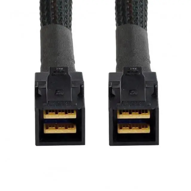 Main image of SFF-8643 to SFF-8643 Mini SAS HD Internal Cable, High Density Mini SAS Server RAID Data Cable 50cm