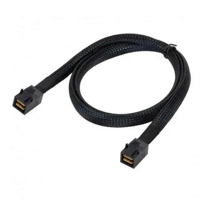 Alt view image 4 of 7 - SFF-8643 to SFF-8643 Mini SAS HD Internal Cable, High Density Mini SAS Server RAID Data Cable 50cm