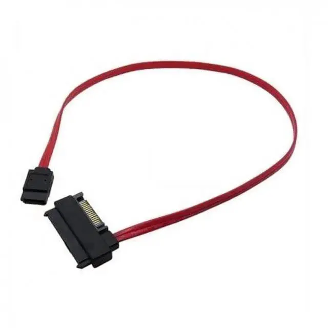 Alt view image 3 of 6 - SFF-8482 SAS 29 Pin to 7 Pin SATA Hard Drive RAID Cable with 15 Pin SATA Power Connector