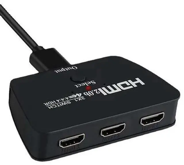 Main image of Torpedo Nova HDMI 2.0 3x1 Switch, 3 In 1 Out HDMI Switcher, Portable 4K@60Hz HDCP 2.2 Manual HDMI Selector for Game Console, Laptop, HDTV, Projector