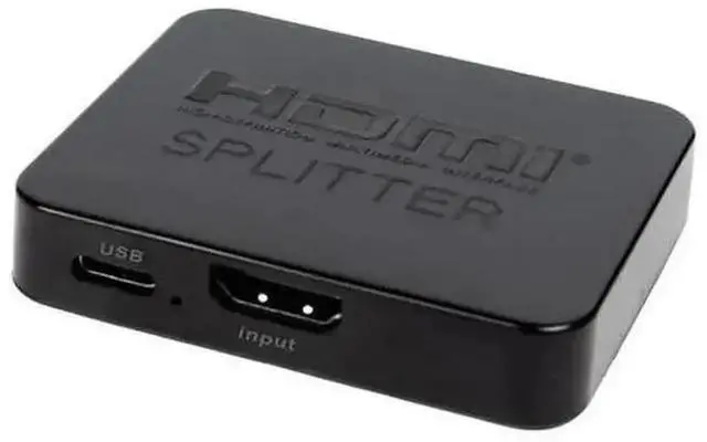 Alt view image 6 of 7 - Torpedo Nova 1x3 HDMI Splitter, 1 In 3 Out HDMI Signal Distributor, Supports 4K@30Hz, 3D, HDR & HDCP 1.4, Mirror Mode for Multi-Display Configuration