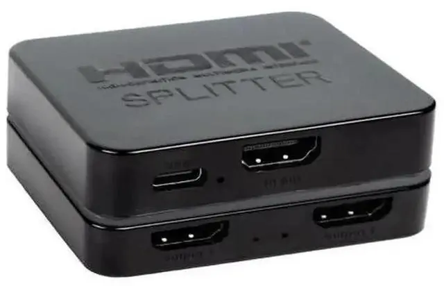 Alt view image 4 of 7 - Torpedo Nova 1x3 HDMI Splitter, 1 In 3 Out HDMI Signal Distributor, Supports 4K@30Hz, 3D, HDR & HDCP 1.4, Mirror Mode for Multi-Display Configuration