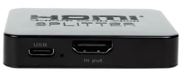 Alt view image 2 of 7 - Torpedo Nova 1x3 HDMI Splitter, 1 In 3 Out HDMI Signal Distributor, Supports 4K@30Hz, 3D, HDR & HDCP 1.4, Mirror Mode for Multi-Display Configuration