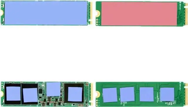 Alt view image 2 of 6 - WISDUM Cooling Warship M.2 Heatsink with Cooling Fan, NVME NGFF 2280 SSD Cooler, Metal Heat Sink with Thermal Silicone Pad, Efficient Heat Dissipation Radiator for 2280 M.2 SSD, Red Version