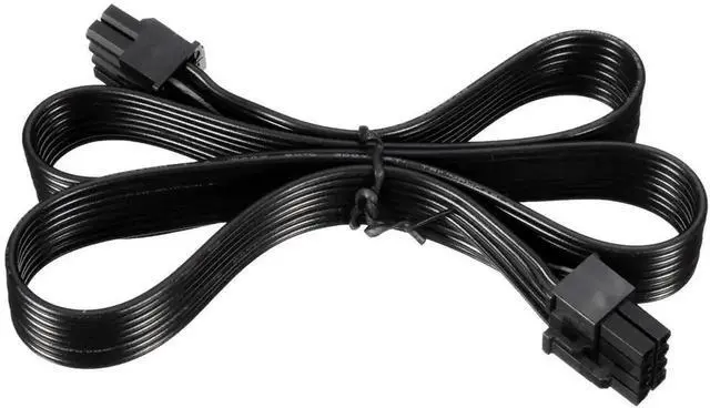 Alt view image 2 of 3 - 32 Inches CPU 8 Pin Male to CPU 8 Pin (4+4) Male EPS-12V Motherboard Power Cable, ONLY for Corsair Modular Power Supply, CPU Power Cord for Motherboard CPU Power Port, NOT PCI-e, NOT GPU VGA Cable