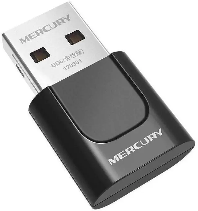 Alt view image 2 of 7 - MERCURY 650M 11AC Dual Band USB WiFi Adapter, 2.4GHz & 5GHz Mini Wireless Network Card, 650Mbps USB Wi-Fi Receiver, Supports Windows XP/7/8/10 (32bit & 64bit), for Desktop PC and Laptop