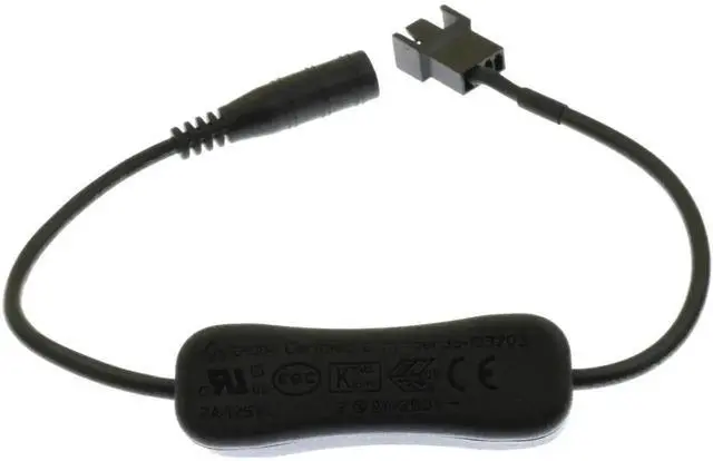 Alt view image 5 of 6 - 11.8 Inch DC Power Plug to 3/4-Pin PC Fan Power Adapter Cable with ON/OFF Switch, DC Jack to 3Pin/4Pin Cooling Fan Power Cord for Computer Case Fan