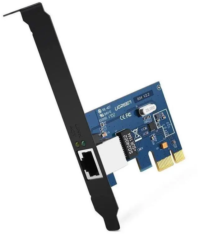 Main image of PCI Express Gigabit Ethernet Network Card, 10/100/1000Mbps RJ45 LAN Adapter PCI-E Network Controller Card for Desktop PC