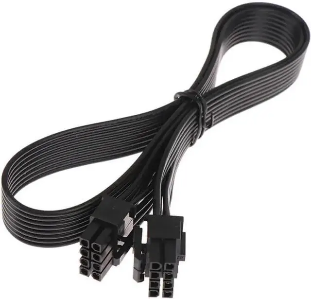 Main image of CPU 8 Pin to 4+4 Detachable CPU 8 Pin EPS-12V Power Cable, Male to Male Motherboard Power Cord for Corsair Modular PSU, 25 Inch (NOT PCIe / GPU VGA Cable)