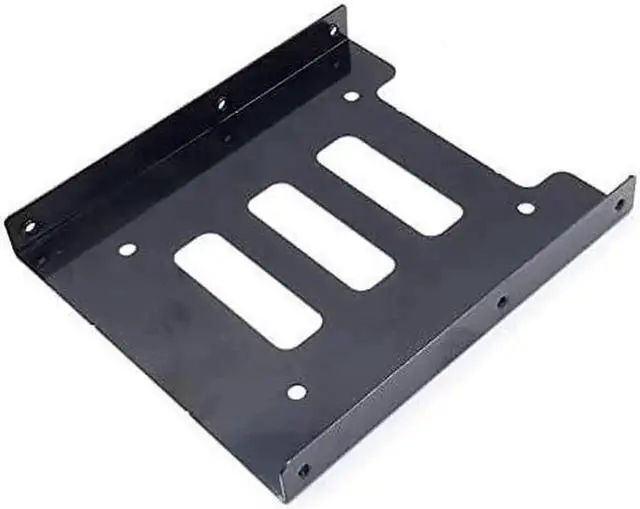 Alt view image 5 of 6 - 2.5" to 3.5" Hard Drive Metal Mounting Bracket Adapter, HDD SSD Holder with IDE 4P to SATA 15Pin Power Cable & SATA 3.0 Data Cable for Desktop PC Server, Yellow