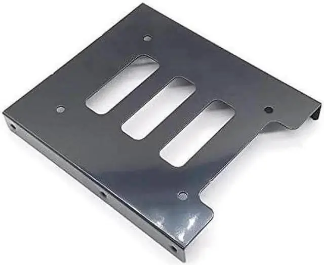 Alt view image 2 of 6 - 2.5" to 3.5" Hard Drive Metal Mounting Bracket Adapter, HDD SSD Holder with IDE 4P to SATA 15Pin Power Cable & SATA 3.0 Data Cable for Desktop PC Server, Yellow