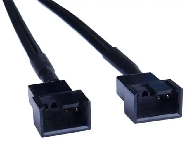 Alt view image 4 of 5 - 4-Pin Molex to 2-Way 3 Pin / 4 Pin PC Case Fan Power Adapter Cable, 27cm Fan Splitter Cable