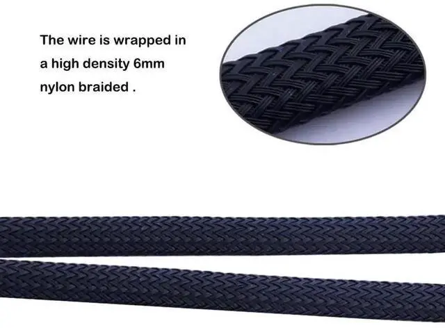 Alt view image 2 of 5 - 4-Pin Molex to 2-Way 3 Pin / 4 Pin PC Case Fan Power Adapter Cable, 27cm Fan Splitter Cable