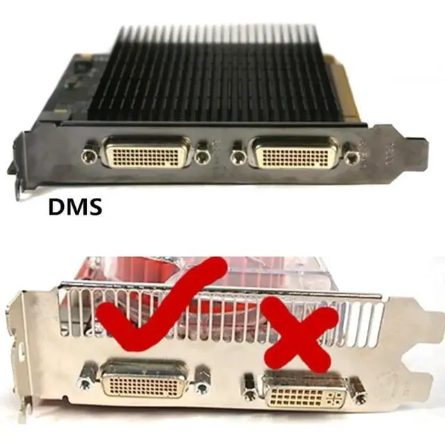Alt view image 3 of 7 - LFH DMS 59pin Male to DVI Female Adapter, DMS-59 to DVI Converter for GPU Graphics Card Monitor Connection
