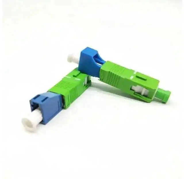 Main image of 5PCS SC APC to LC UPC Fiber Optic Adapter, SC-LC Single Mode Fiber Coupler, Male to Female Hybrid Optical Fiber Connector Adapter