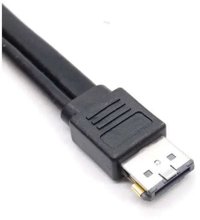 Alt view image 3 of 5 - 1Pc eSATA USB 2.0 Combo to 22Pin SATA HDD Adapter Cable, 5V 12V Power Supply for 2.5 Inch & 3.5 Inch SATA Hard Drives