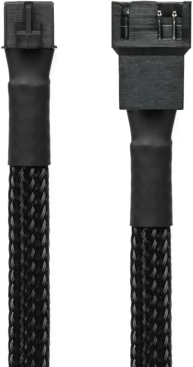 Main image of 4-Pin PWM GPU Fan Adapter Cable 15cm/6 Inch, Black Sleeved 4Pin PWM Fan Converter Wire for EVGA RTX 3000 Series Graphics Cards