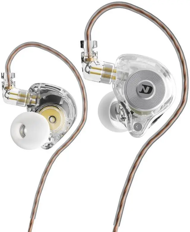 Main image of ND Leo IEM In Ear Monitor Headphones,10mm Custom Dynamic Driver Earbuds,Dual-Mode Tuning for Music & Gaming,Professional IEM Earphones for Gamers,Musicians,Singers,DJ