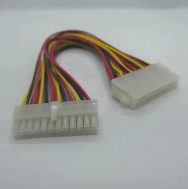 Main image of 30CM 24 Pin ATX Power Extension Cable, 24Pin Male to Female Motherboard Power Supply Extension Cord Adapter for Desktop Computer
