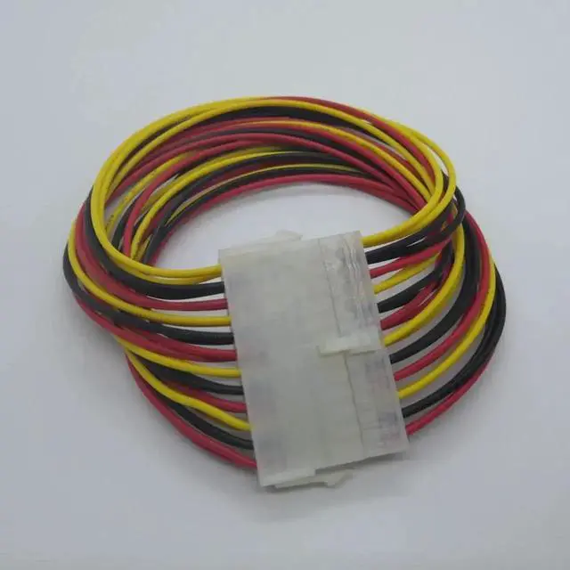 Alt view image 4 of 4 - 30CM 24 Pin ATX Power Extension Cable, 24Pin Male to Female Motherboard Power Supply Extension Cord Adapter for Desktop Computer