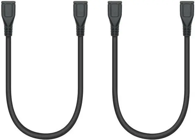 Main image of 2Pcs 9Inch Short Micro USB Female to Female Extension Cable, Micro USB Charging & Data Sync Cord for Cellphone, Tablet, MP3 and Micro USB Devices