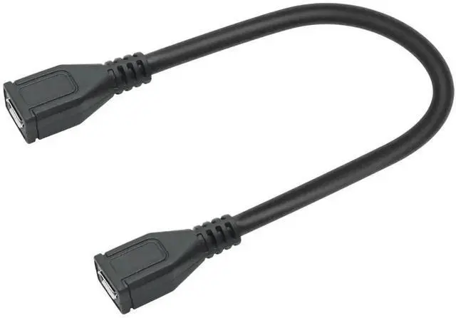 Alt view image 3 of 7 - 2Pcs 9Inch Short Micro USB Female to Female Extension Cable, Micro USB Charging & Data Sync Cord for Cellphone, Tablet, MP3 and Micro USB Devices
