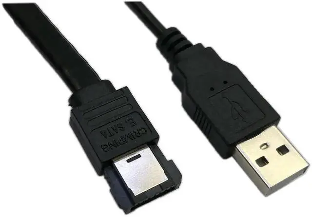Alt view image 5 of 5 - 2.5" HDD SATA 22Pin to eSATA & USB Powered Adapter Cable, SATA to eSATA Data Transfer Cable for 2.5 Inch SATA Hard Drives