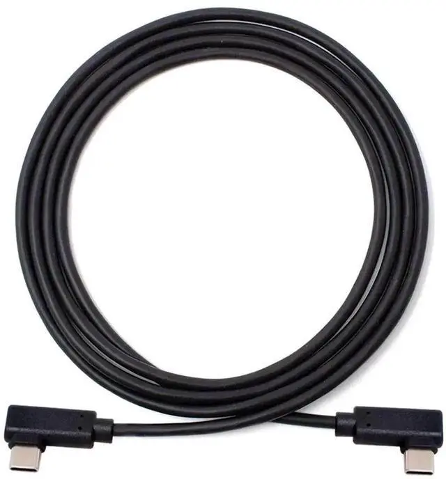 Alt view image 2 of 7 - 1M Dual 90 Degree Left & Right Angled USB-C to USB-C Gen2 Cable, 10Gbps 65W PD Fast Charging Type-C Data Cord for Laptops, Tablets, Smart Phones and USB-C Peripherals