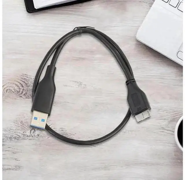 Main image of USB 3.0 A Male to Micro B Male Data Sync Cable, USB 3.0 Micro B Hard Drive Cable for External Portable HDD SSD