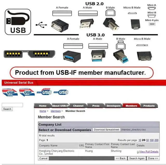 Alt view image 2 of 7 - 0.98ft USB 3.0 Type-A Male to Micro B Male Cable, 5Gbps High Speed Data Sync Cord Silver, Compatible with WD Seagate Toshiba External SSD Hard Drive, Digital Camera