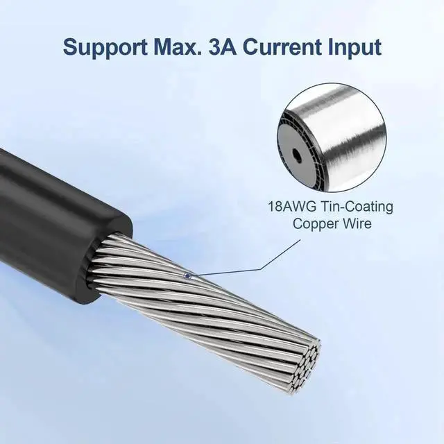 Alt view image 6 of 7 - 50cm 15 Pin to 4 SATA Power Extension Cable for HDD SSD DVD Hard Drive, 2 Pack