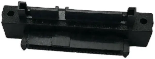 Alt view image 3 of 7 - 90 Degree Right Angle SAS 22 Pin to 7 Pin +15 Pin SATA Adapter, SAS to SATA Hard Drive RAID Converter with 15Pin Power Port