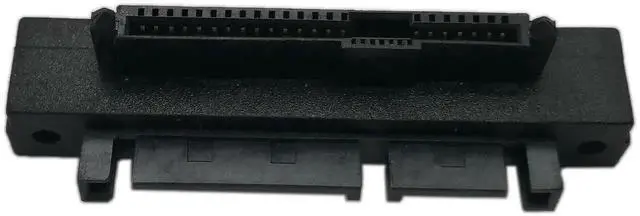 Alt view image 4 of 7 - 90 Degree Right Angle SAS 22 Pin to 7 Pin +15 Pin SATA Adapter, SAS to SATA Hard Drive RAID Converter with 15Pin Power Port