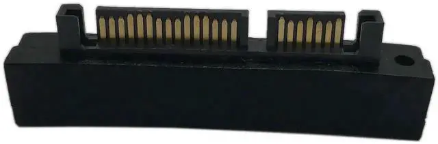 Alt view image 5 of 7 - 90 Degree Right Angle SAS 22 Pin to 7 Pin +15 Pin SATA Adapter, SAS to SATA Hard Drive RAID Converter with 15Pin Power Port