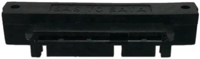 Alt view image 7 of 7 - 90 Degree Right Angle SAS 22 Pin to 7 Pin +15 Pin SATA Adapter, SAS to SATA Hard Drive RAID Converter with 15Pin Power Port