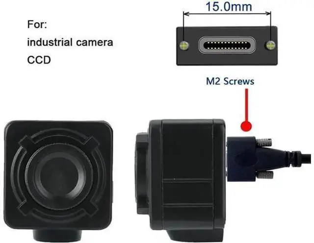 Alt view image 6 of 7 - Panel Mount USB 3.1 Type-C Male to Male Locking Cable with M2 Screws, 10Gbps High Speed Data Transfer Cord, Secure Fixed USB-C Cable 1.2M for Industrial Equipment, Cabinet and Embedded Devices