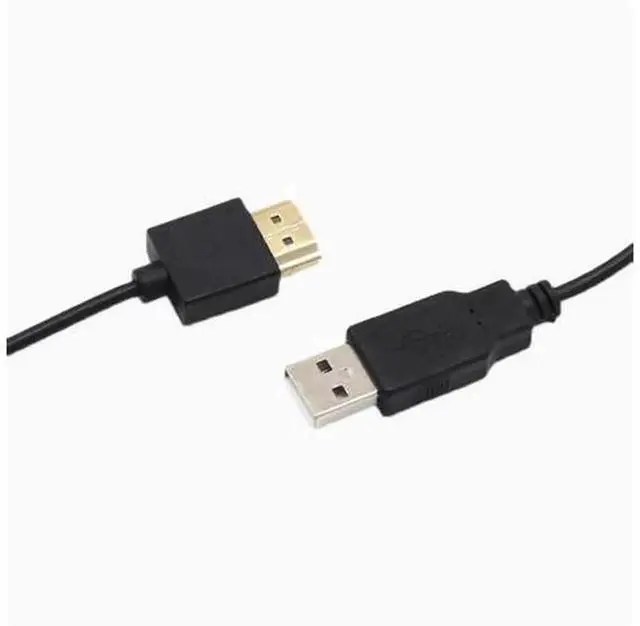 Alt view image 3 of 5 - 0.5M HDMI Male to USB Power Cable, USB to HDMI Male Power Supply Cord, USB Powered HDMI Cable for Low Power HDMI Devices, Monitor, Mini Projector, Portable Display