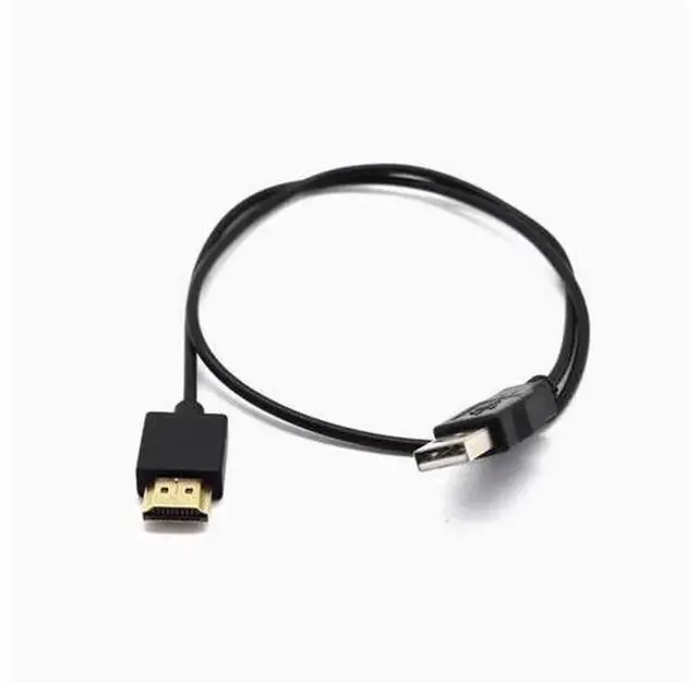 Alt view image 4 of 5 - 0.5M HDMI Male to USB Power Cable, USB to HDMI Male Power Supply Cord, USB Powered HDMI Cable for Low Power HDMI Devices, Monitor, Mini Projector, Portable Display