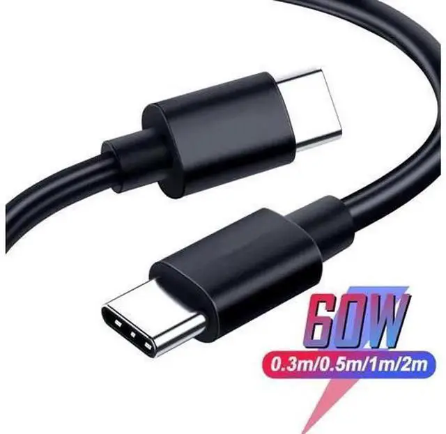 Main image of USB C to USB C Fast Charging Cable, Quick Charge 4.0 Type C Charger Cord Compatible with Nintendo Switch, Samsung Galaxy Note10, S10 Plus, All USB-C Devices