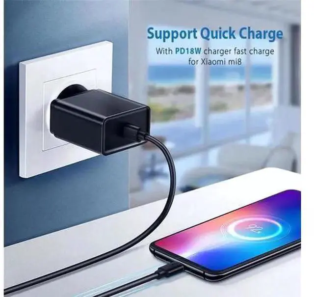 Alt view image 2 of 5 - USB C to USB C Fast Charging Cable, Quick Charge 4.0 Type C Charger Cord Compatible with Nintendo Switch, Samsung Galaxy Note10, S10 Plus, All USB-C Devices
