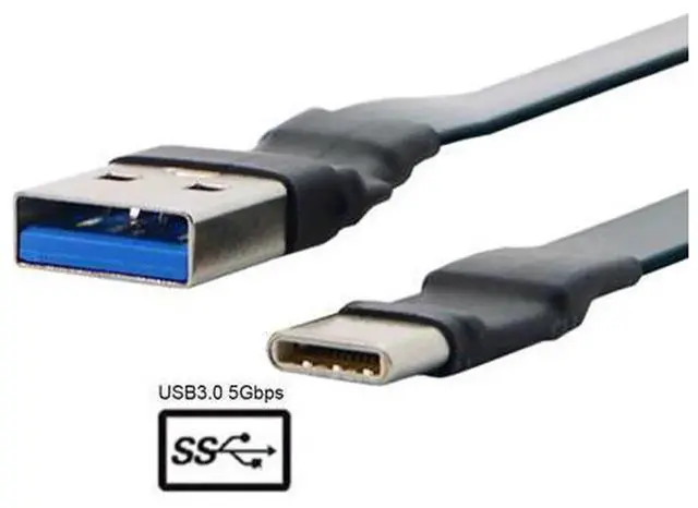 Alt view image 3 of 5 - 20cm USB 3.1 Type C Male to USB 3.0 Data Cable, USB-C to USB A Cord, High Speed Transfer & Charging Cable Compatible with Laptops, Tablets, Smartphones