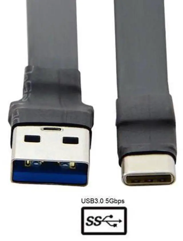 Alt view image 5 of 5 - 20cm USB 3.1 Type C Male to USB 3.0 Data Cable, USB-C to USB A Cord, High Speed Transfer & Charging Cable Compatible with Laptops, Tablets, Smartphones