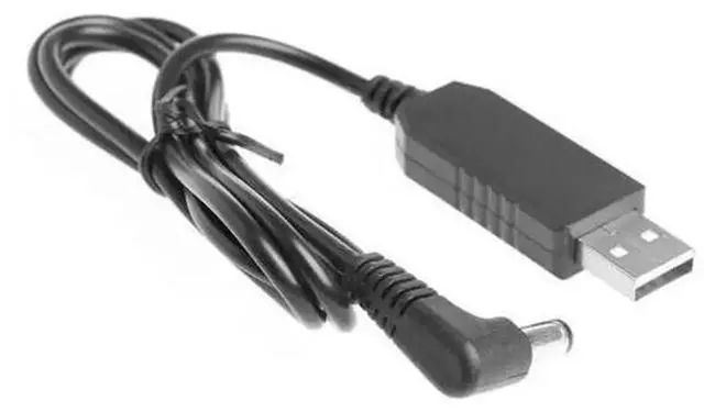 Alt view image 3 of 4 - USB 5V to 24V Step-up Power Cable, DC 5.5x2.1mm Male Plug Power Supply Cord, USB Boost Power Converter Cable Compatible with Router, LED Light Strip and Other 24V Low Power Devices